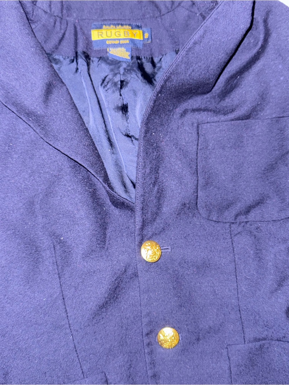 Ralph Lauren Navy Blazer with Gold Buttons - Picture 6 of 6